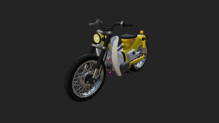 Honda Street Cub 3D Model