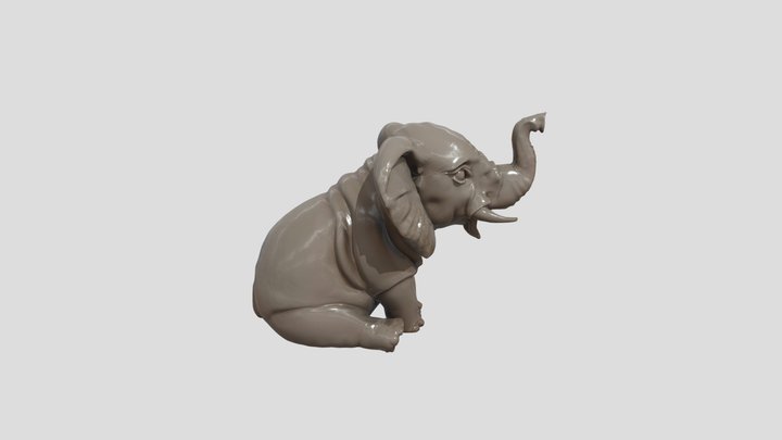 Elephant 3d Model 3D Model