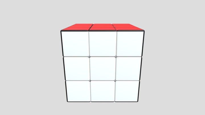 Rubix Cube 3D Model