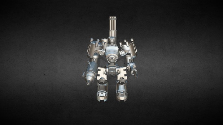 BASTION STEAMPUNK 3D Model