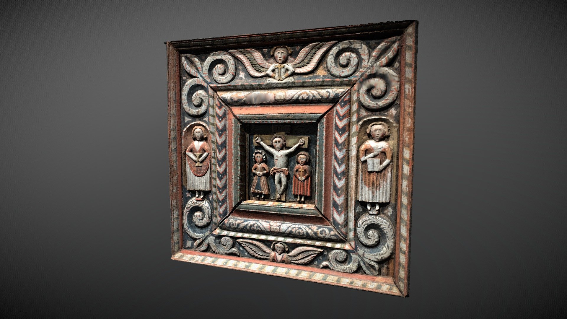 Icelandic altarpiece, c. 1757