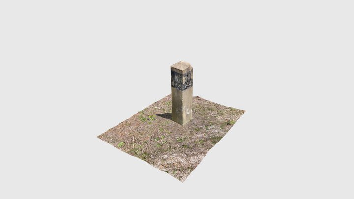 High Bridge Trail - marker 144 3D Model