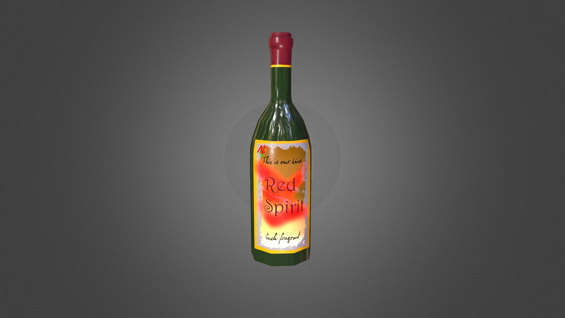 Red spirit wine