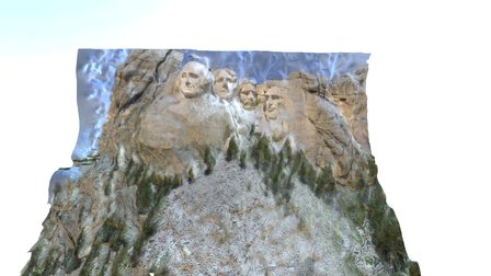 Mt Rushmore 3D Model