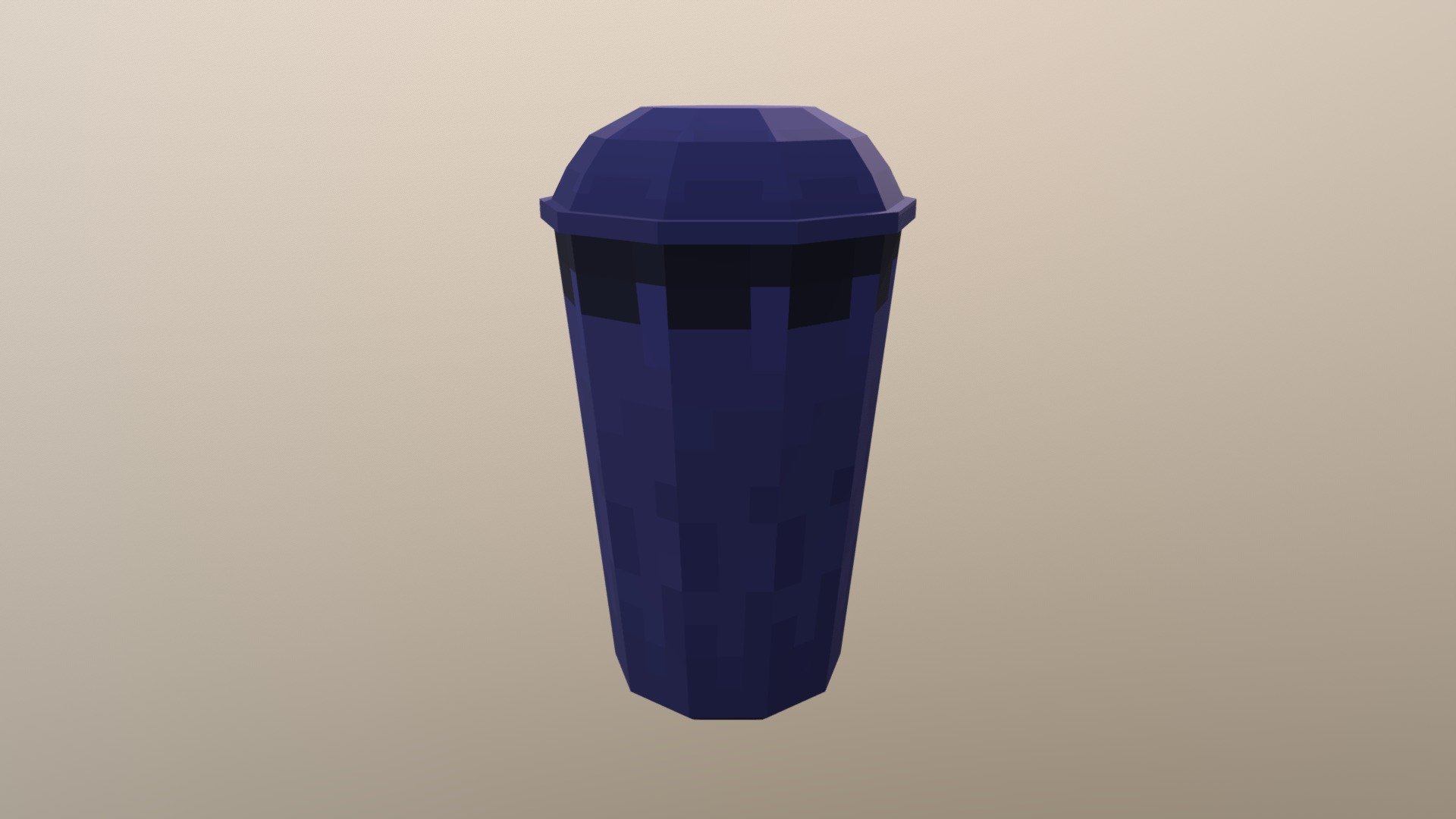 3D Trash Can | Pixelart