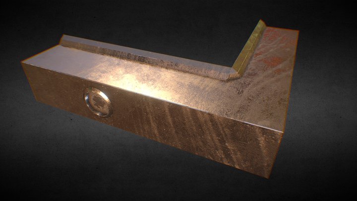 Metal object material 3D Model