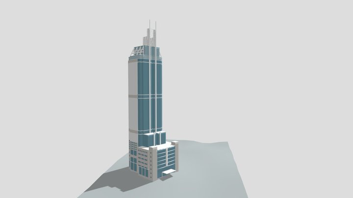 大连世贸大厦_earth 3D Model