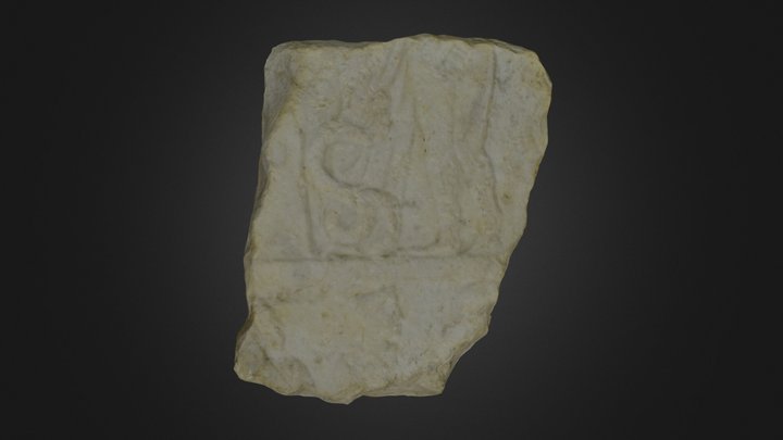 Fragment de sarcòfag Sant Joan Sescloses (s. IV) 3D Model