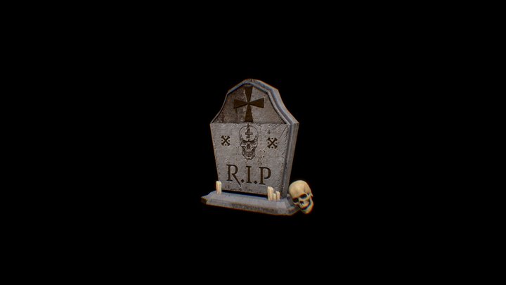 Graveyard Props 3D Model