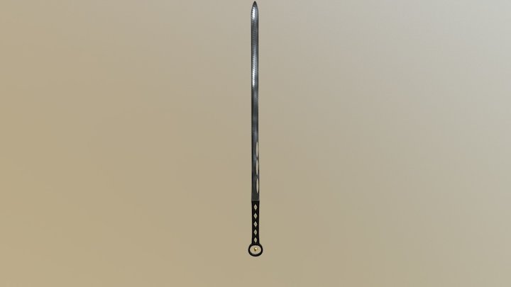 F Sword 3D Model