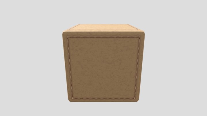 Leather Cube 3D Model
