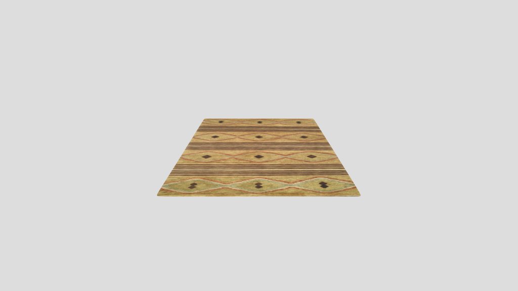 Diamond Patterned Dining Room Rug