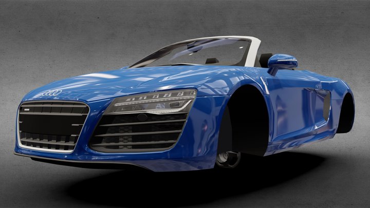 [Real Racing 3] 2013 Audi R8 Spyder – Modello 3D gratuito STL