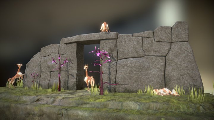 Vicuna Peru 3D Model