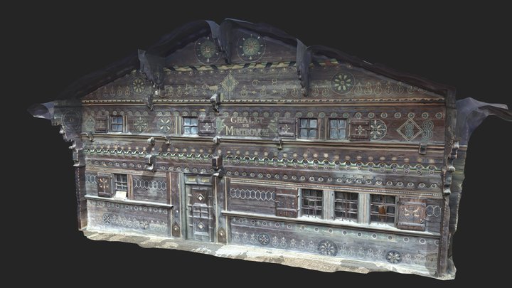 Le Chalet de Montbovon du parc de l'ONU 3D Model