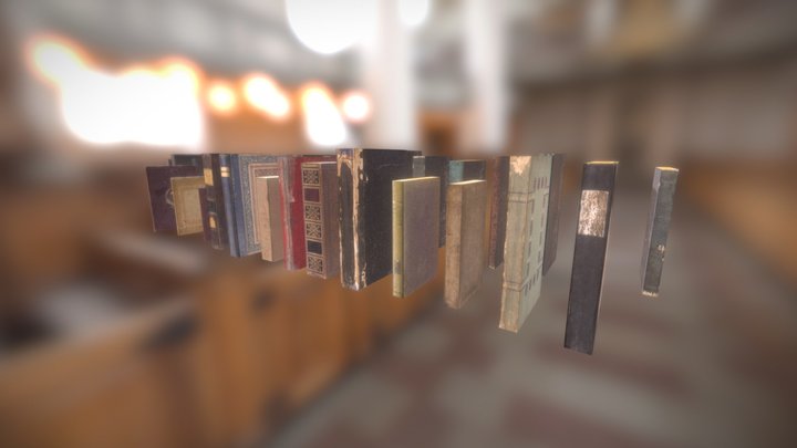 Books 3D Model