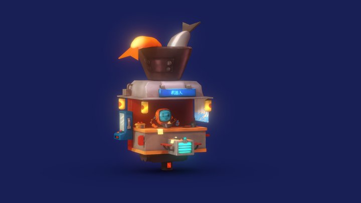 RobotRestaurant 3D Model