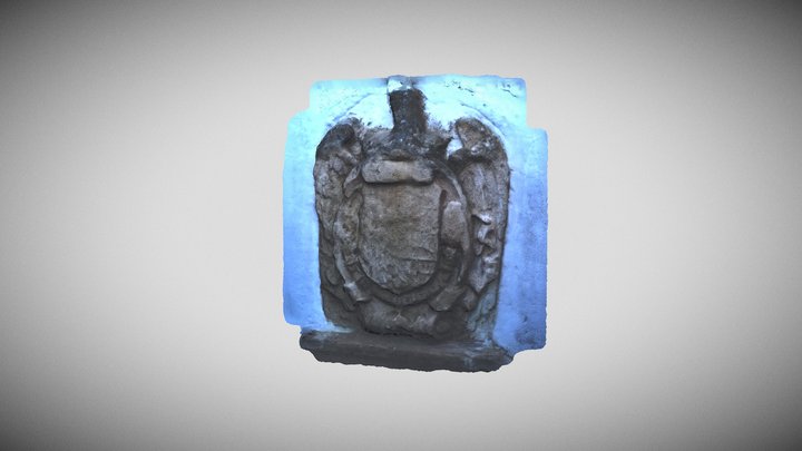 Blasón de Carlos I - Alhama de Granada. 3D Model