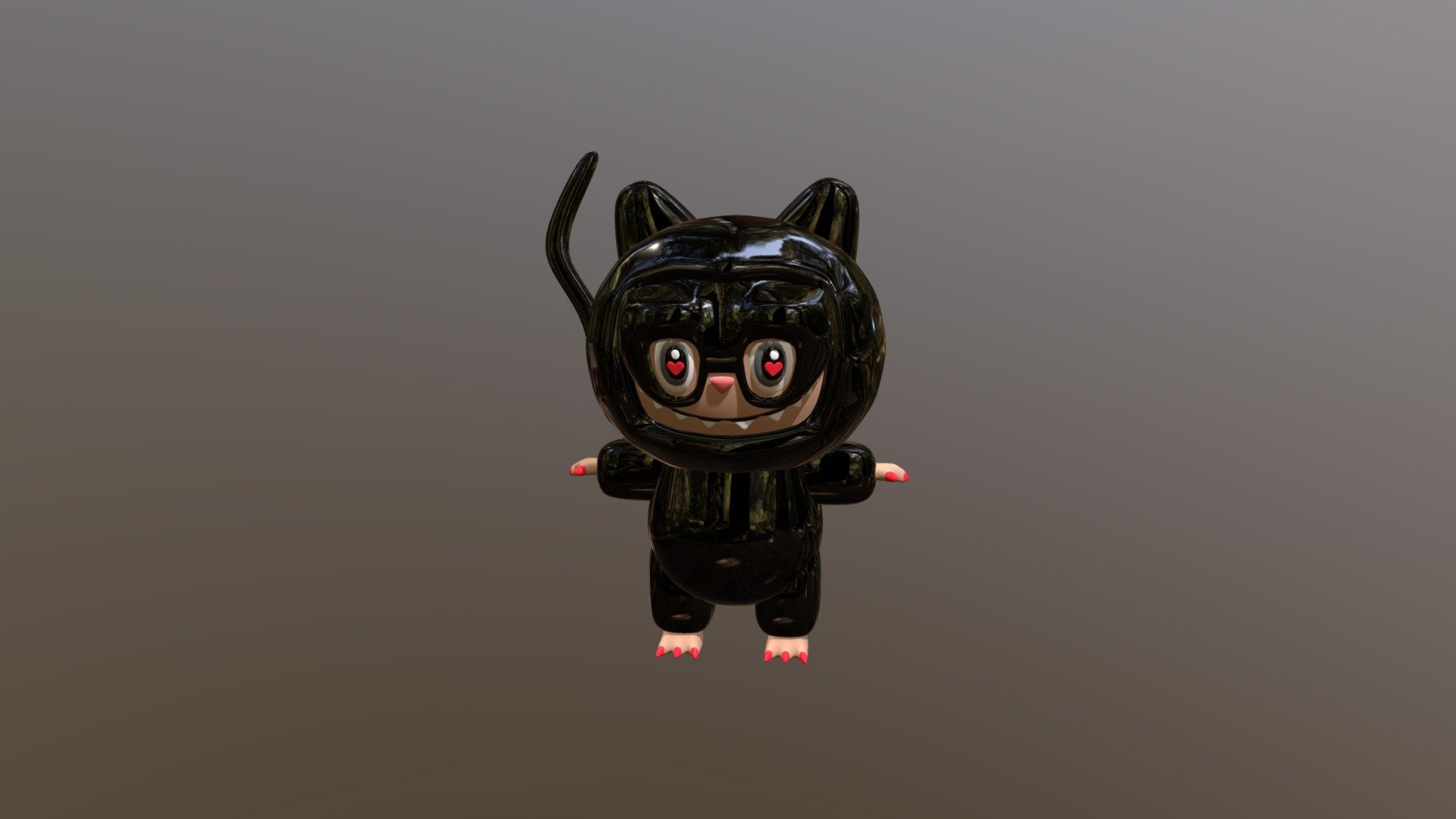 Cat-woman_labubu - 3D model by viktoriabovshyk [bed04b4] - Sketchfab