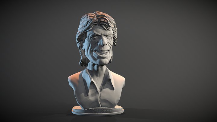 Mick Jagger . 3D Model