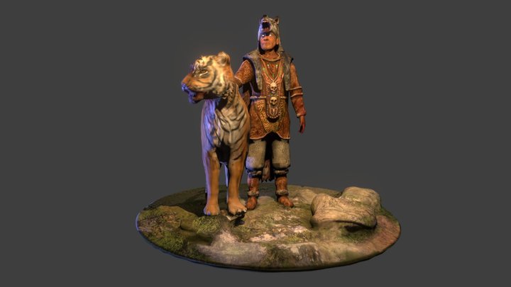 Eduardo the druid 3D Model
