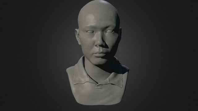 Asia Character 3D Model