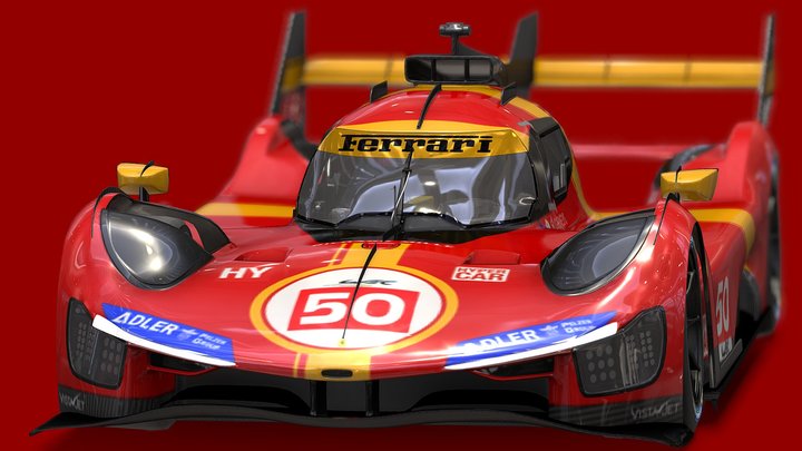 2024 Ferrari 499P – Modello 3D gratuito STL