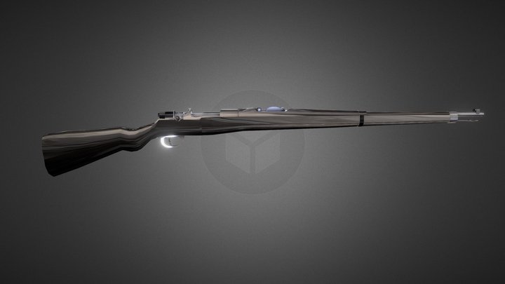 1903 Model Ottoman Mauser 3D Model