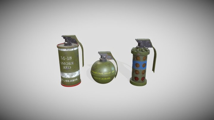 grenades 3D_models 3D Model