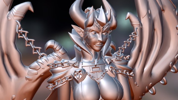 Lilith, non-textured 3D Model