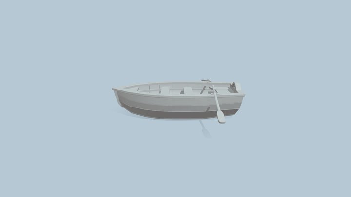 Rowboat 3D Model