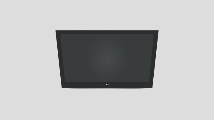 Wall flat tv – Free 3D Model STL