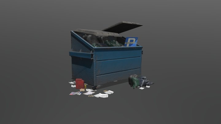 Dumpster 3D Model