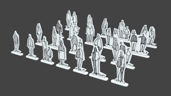 Human Figures - Modern 3D Model