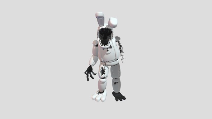 Withered Bonnie 3D Model