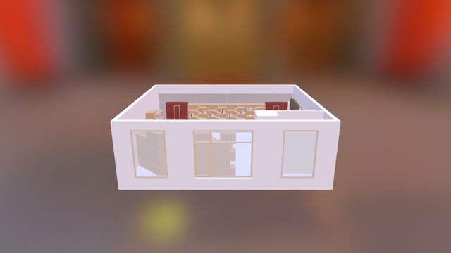 中国室内展厅设计 3D Model