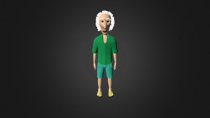Old Man 3D Model