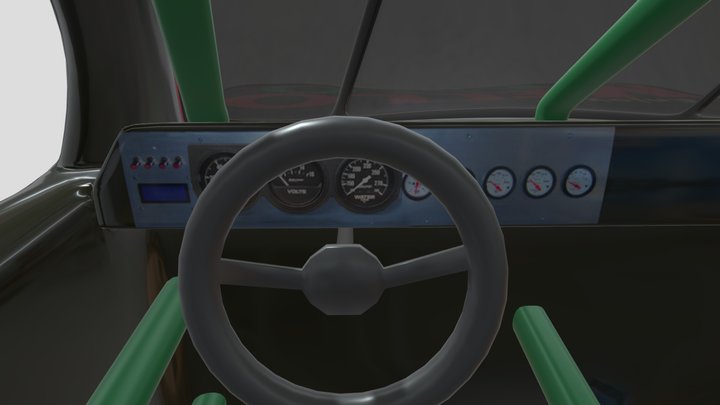 chevrolet_lumina_nascar_mello_yello 3D Model