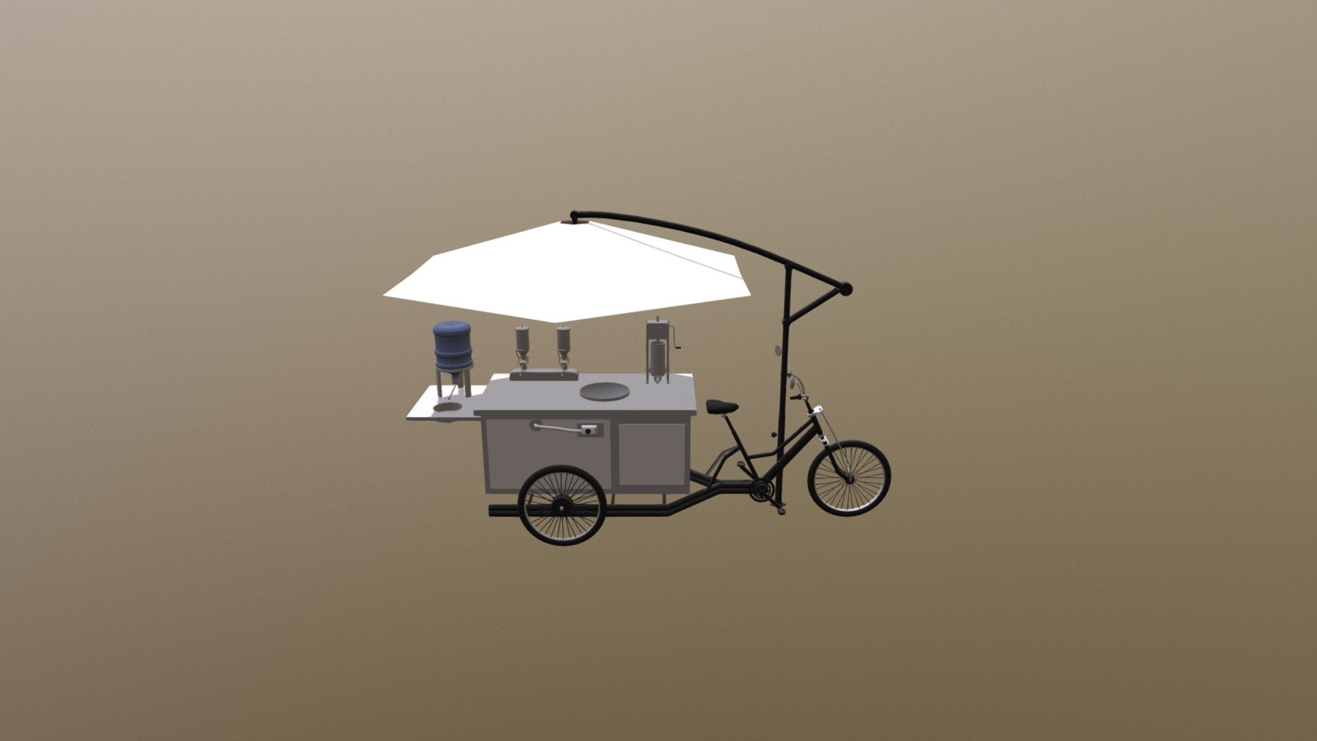 Trike Churreria Triciclo - 3D model by rodrigogs [bedafa6] - Sketchfab