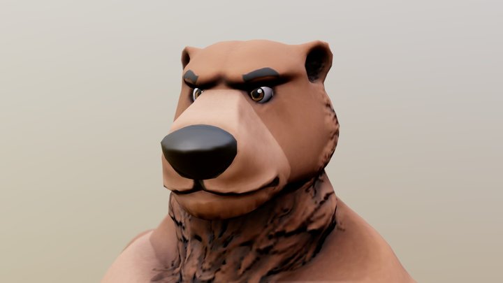 practice bear 3D Model