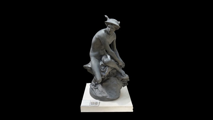 Mercury Fastening his Heel-wings 3D Model