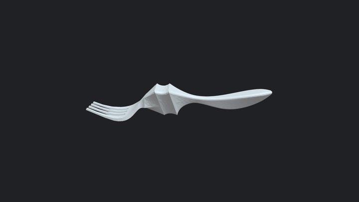 Arthritis Fork — Iteration 3 3D Model