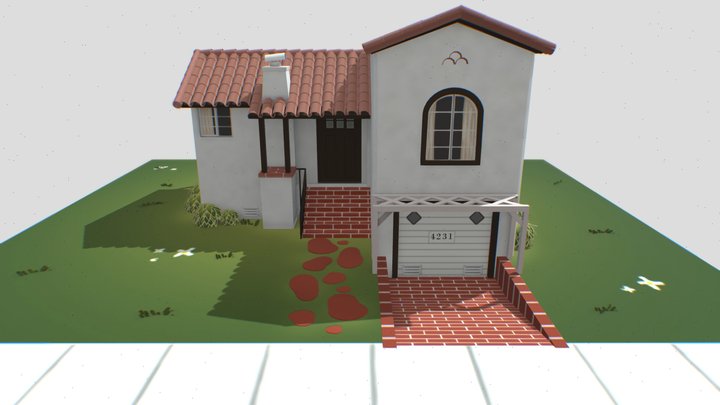 Small House 3D Model