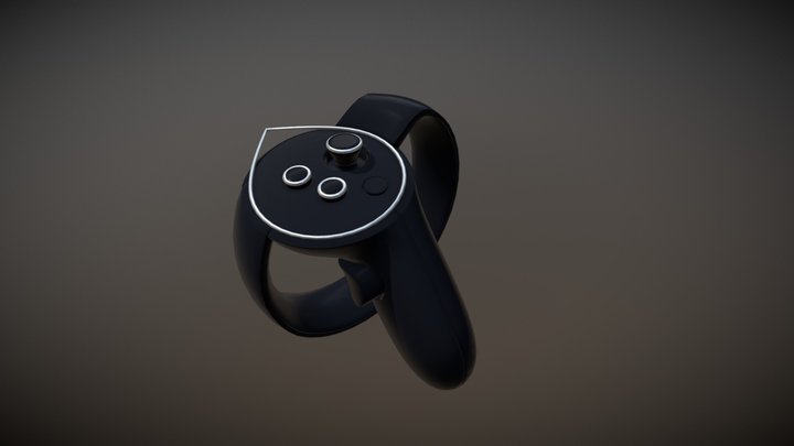 Right Touch Controller VR 3D Model