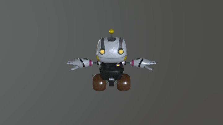 Mini Robot 3D Model