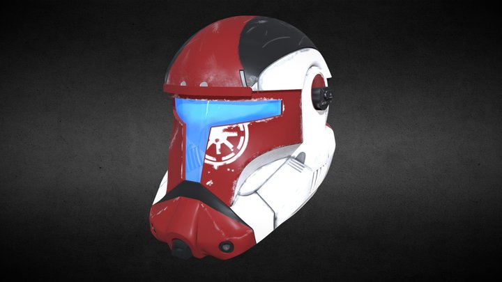 Katarn helmet - Republic commando 3D Model