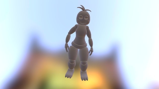Toy Chica 3D Model