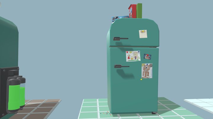 Refrigerator | Secondary Forms [xyz school HW] 3D Model