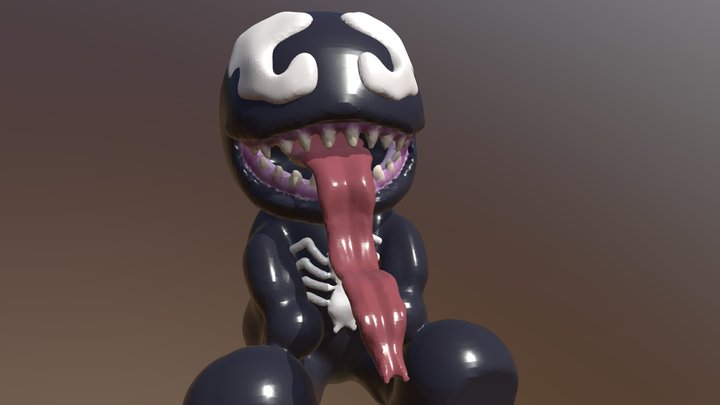 Baby Venom  SD version 3D Model
