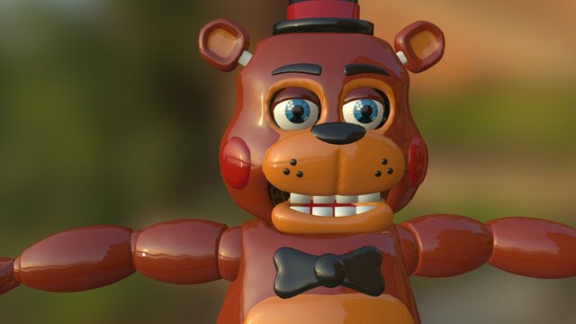 Toy Freddy 3D Model